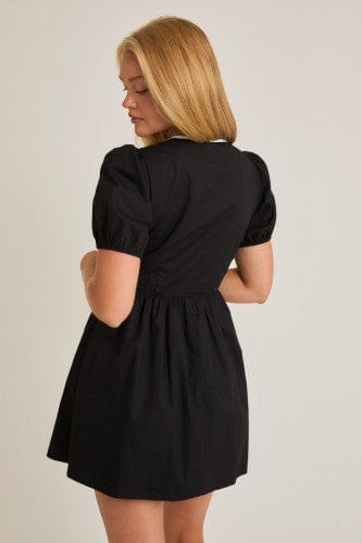 Idealistic Contrast Hem Mini Dress