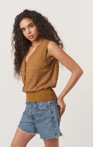Ingrid Button Front Tank