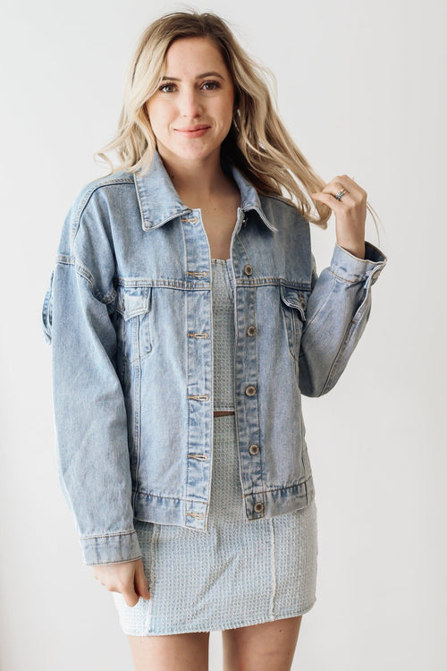 Dazey Denim Fringe Jacket