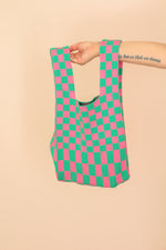 Checkered Tote Bag