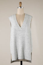 Edie Grey Sweater Vest